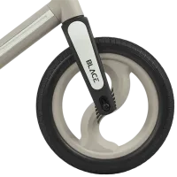 Bicicletă fără pedale KikkaBoo Blace Metal / Beige Black photo 7