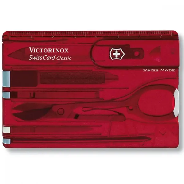 Multitool Victorinox Swisscard Camping / Oțel inoxidabil photo 2