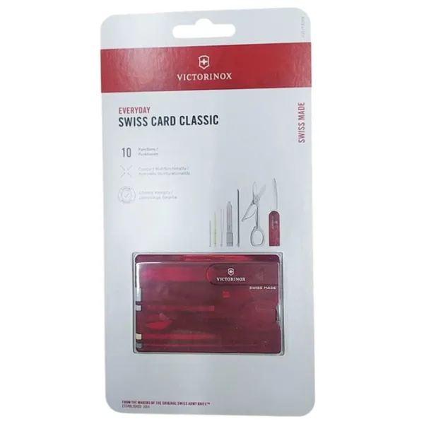 Multitool Victorinox Swisscard Camping / Oțel inoxidabil photo 3