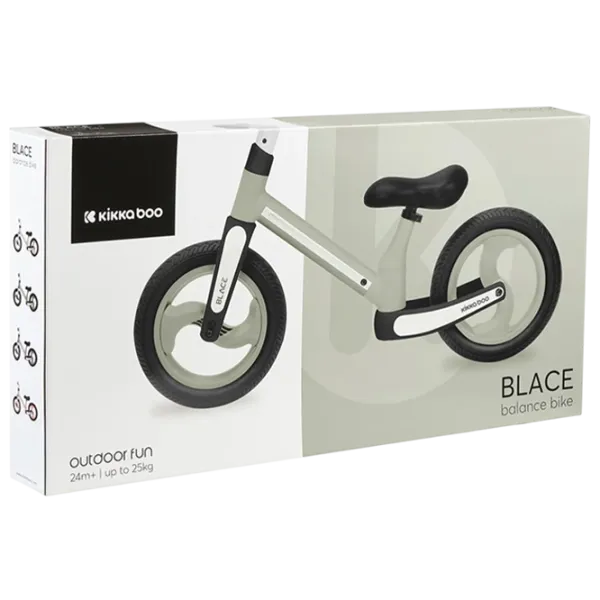 Bicicletă fără pedale KikkaBoo Blace  Metal / Green Black photo 9
