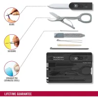 Multitool Victorinox Swiss Card Classic Camping / Oțel inoxidabil photo 5