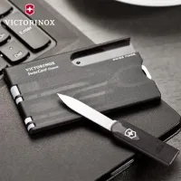 Multitool Victorinox Swiss Card Classic Camping / Oțel inoxidabil photo 7