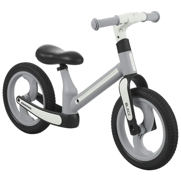 Bicicletă fără pedale KikkaBoo Blace  Metal / Gray Black photo 1
