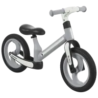 Bicicletă fără pedale KikkaBoo Blace  Metal / Gray Black