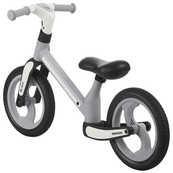 Bicicletă fără pedale KikkaBoo Blace  Metal / Gray Black photo 2
