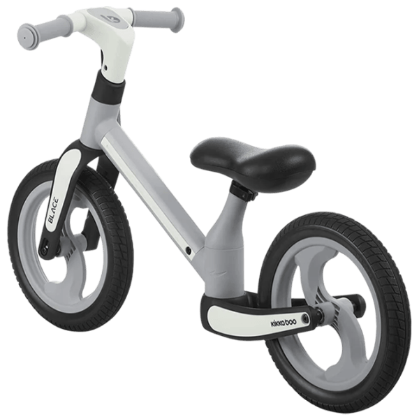 Bicicletă fără pedale KikkaBoo Blace  Metal / Gray Black photo 2