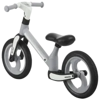 Bicicletă fără pedale KikkaBoo Blace Metal / Gray Black photo 2