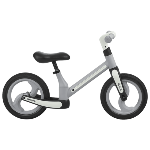 Bicicletă fără pedale KikkaBoo Blace  Metal / Gray Black photo 3