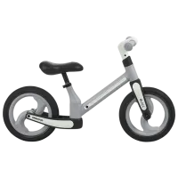 Bicicletă fără pedale KikkaBoo Blace Metal / Gray Black photo 3