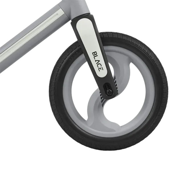 Bicicletă fără pedale KikkaBoo Blace  Metal / Gray Black photo 6