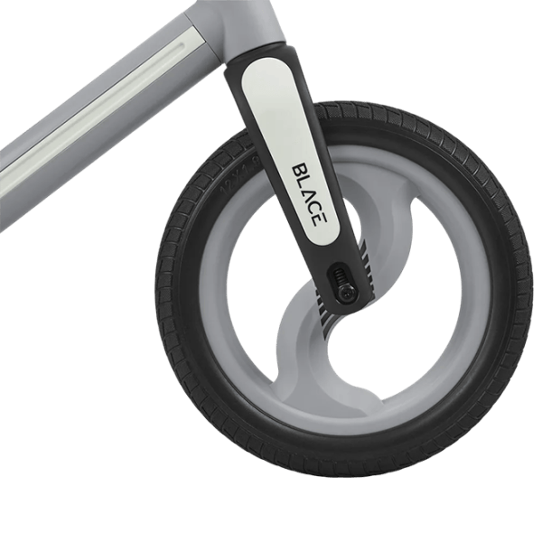 Bicicletă fără pedale KikkaBoo Blace  Metal / Gray Black photo 6