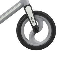 Bicicletă fără pedale KikkaBoo Blace Metal / Gray Black photo 6