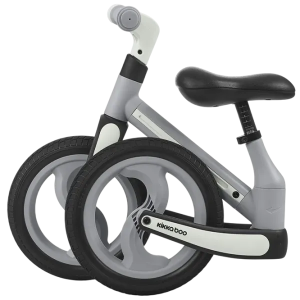 Bicicletă fără pedale KikkaBoo Blace  Metal / Gray Black photo 7