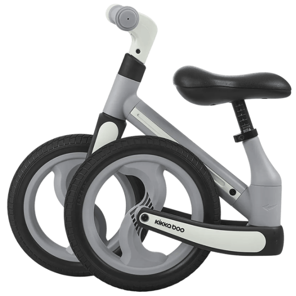 Bicicletă fără pedale KikkaBoo Blace  Metal / Gray Black photo 7