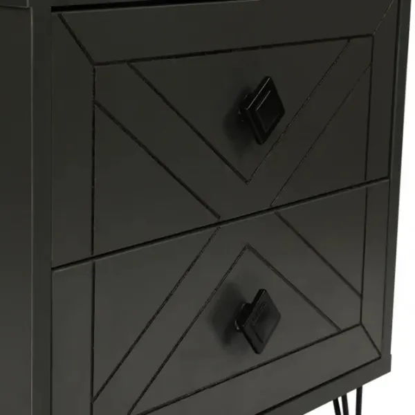Тумбочки Trendy Luna 55 x 50 x 40см / ДСП меламин / Антрацит photo 4