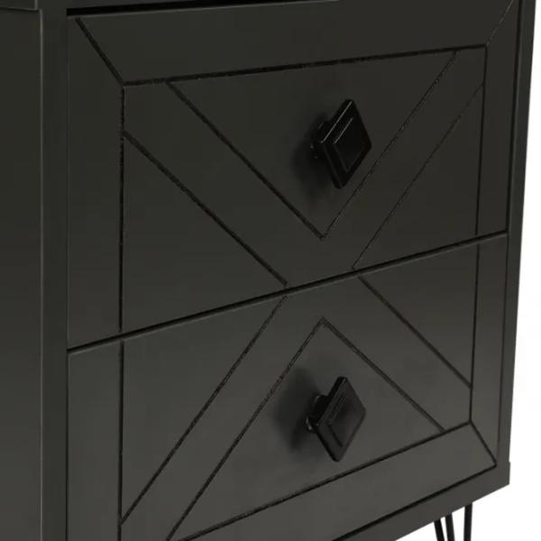 Тумбочки Trendy Luna 55 x 50 x 40см / ДСП меламин / Антрацит photo 4