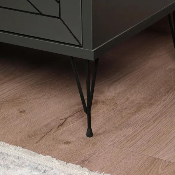 Тумбочки Trendy Luna 55 x 50 x 40см / ДСП меламин / Антрацит photo 8