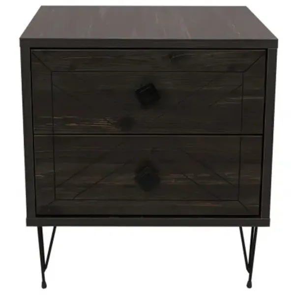 Тумбочки Trendy Luna 55 x 50 x 40см / ДСП меламин / Темно Коричневый photo 1