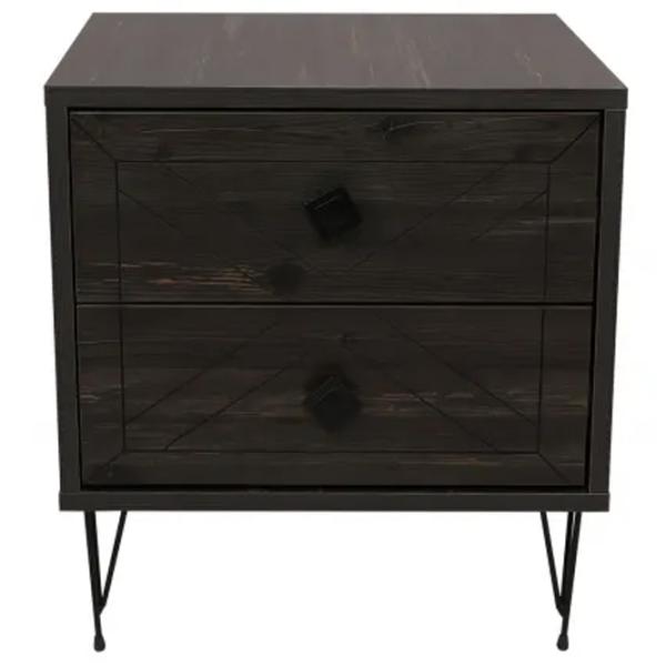 Тумбочки Trendy Luna 55 x 50 x 40см / ДСП меламин / Темно Коричневый photo 1