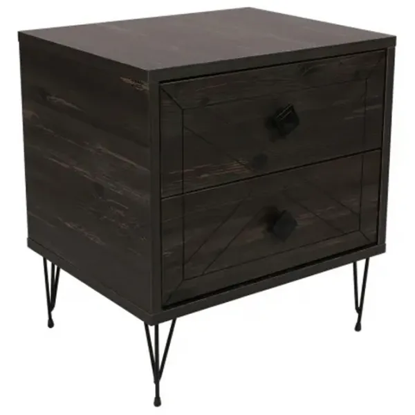 Тумбочки Trendy Luna 55 x 50 x 40см / ДСП меламин / Темно Коричневый photo 2