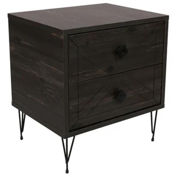 Тумбочки Trendy Luna 55 x 50 x 40см / ДСП меламин / Темно Коричневый photo 2
