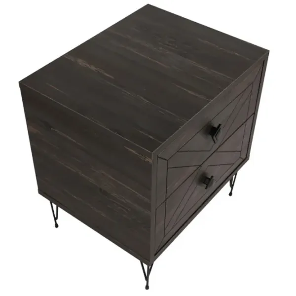 Тумбочки Trendy Luna 55 x 50 x 40см / ДСП меламин / Темно Коричневый photo 3