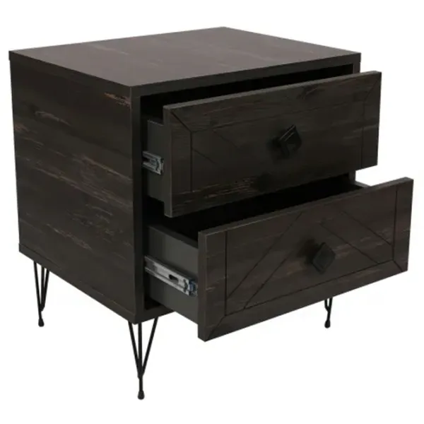 Тумбочки Trendy Luna 55 x 50 x 40см / ДСП меламин / Темно Коричневый photo 5