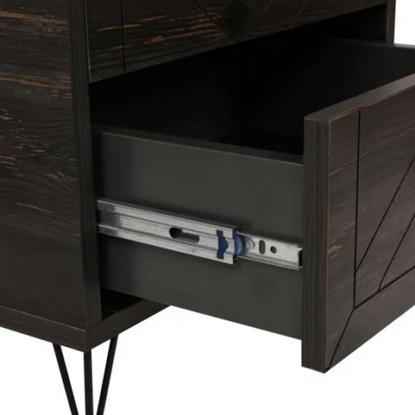 Тумбочки Trendy Luna 55 x 50 x 40см / ДСП меламин / Темно Коричневый photo 6