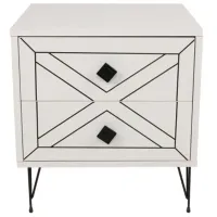 Тумбочки Trendy Luna 55 x 50 x 40см / ДСП меламин / White
