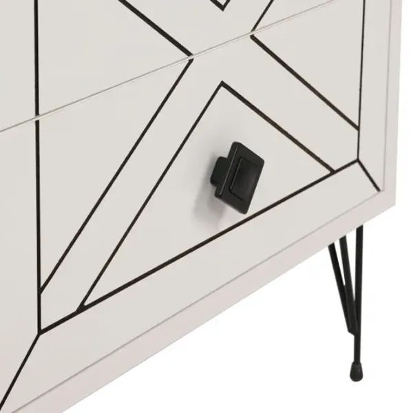 Тумбочки Trendy Luna 55 x 50 x 40см / ДСП меламин / White photo 4