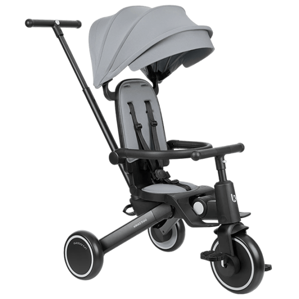 Triciclu KikkaBoo Trix 2 8in1 25 kg / Gray photo 1
