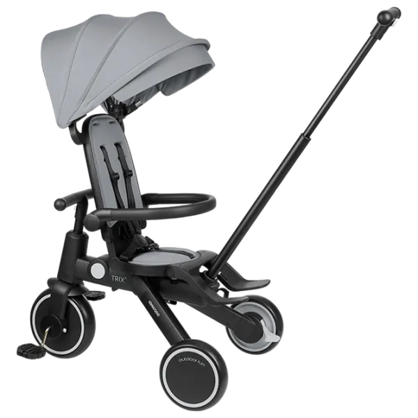 Triciclu KikkaBoo Trix 2 8in1 25 kg / Gray photo 2