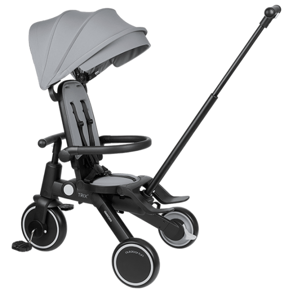 Triciclu KikkaBoo Trix 2 8in1 25 kg / Gray photo 2