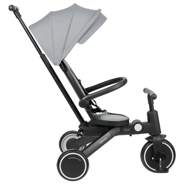 Triciclu KikkaBoo Trix 2 8in1 25 kg / Gray photo 3
