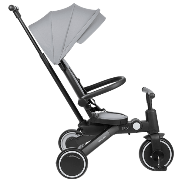 Triciclu KikkaBoo Trix 2 8in1 25 kg / Gray photo 3