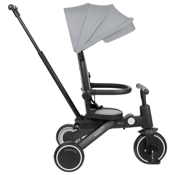 Triciclu KikkaBoo Trix 2 8in1 25 kg / Gray photo 4