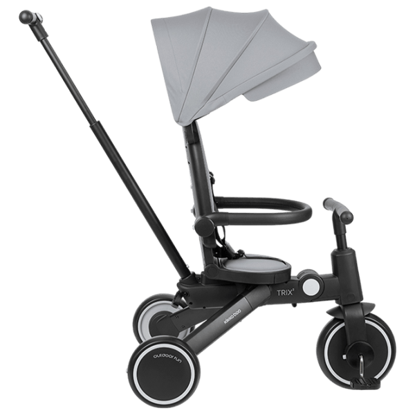 Triciclu KikkaBoo Trix 2 8in1 25 kg / Gray photo 4