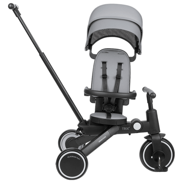 Triciclu KikkaBoo Trix 2 8in1 25 kg / Gray photo 5