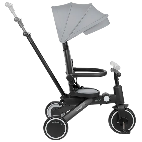 Triciclu KikkaBoo Trix 2 8in1 25 kg / Gray photo 7