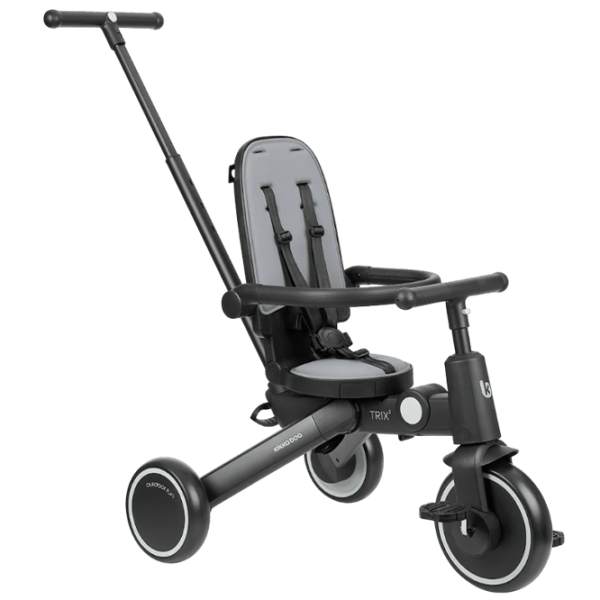 Triciclu KikkaBoo Trix 2 8in1 25 kg / Gray photo 9