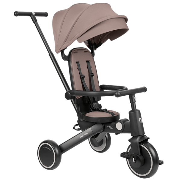 Triciclu KikkaBoo Trix 2 8in1 25 kg / Beige photo 1