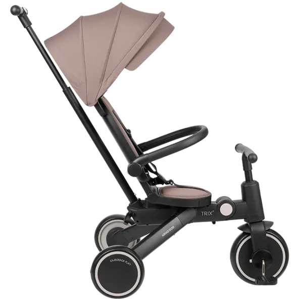 Triciclu KikkaBoo Trix 2 8in1 25 kg / Beige photo 3