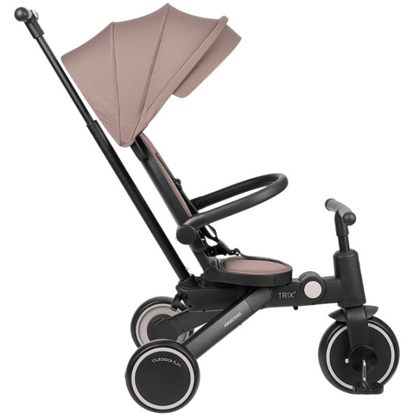 Triciclu KikkaBoo Trix 2 8in1 25 kg / Beige photo 3