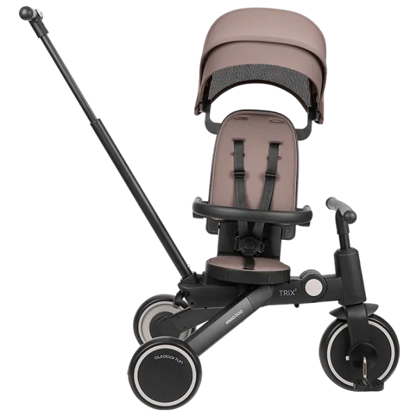 Triciclu KikkaBoo Trix 2 8in1 25 kg / Beige photo 5