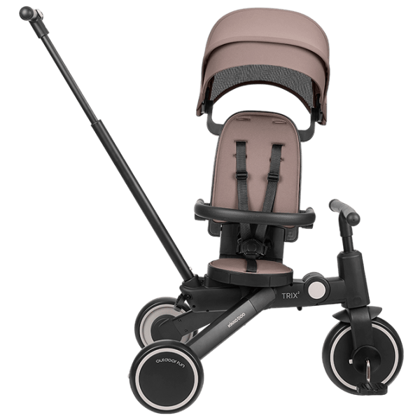 Triciclu KikkaBoo Trix 2 8in1 25 kg / Beige photo 5
