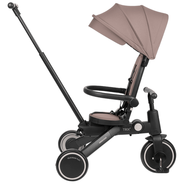 Triciclu KikkaBoo Trix 2 8in1 25 kg / Beige photo 6