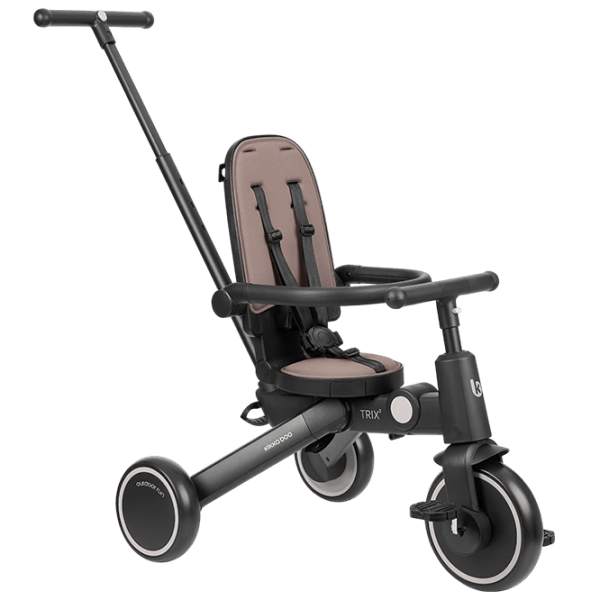 Triciclu KikkaBoo Trix 2 8in1 25 kg / Beige photo 8