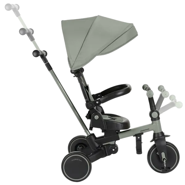 Triciclu KikkaBoo Aluma 25 kg / Green photo 5