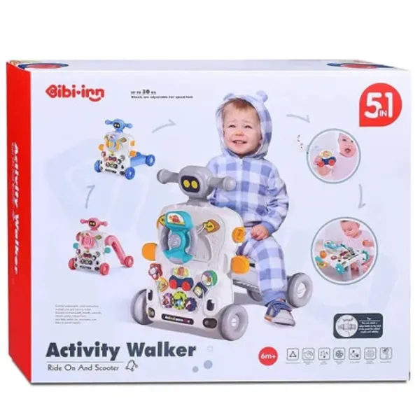 Ходунки Bibiin Toys 6040 (3695235590463) / Белый photo 6