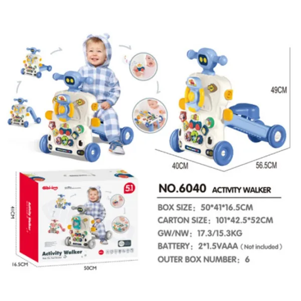 Ходунки Bibiin Toys 6040 (3695235590463) / Белый photo 7